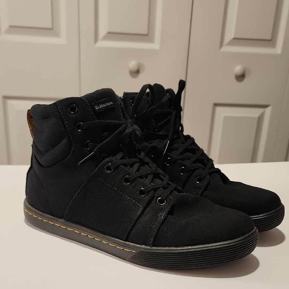 Dr. Martens Black Canvas Sneakers